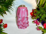 Hand-carved unscented swan candle design