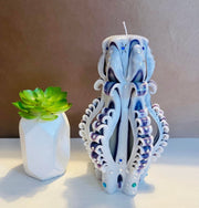 Handmade cute design carved candle