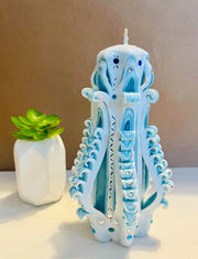 Handmade cute design carved candle