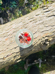 Handmade chocolate milkshake artisan poured candle