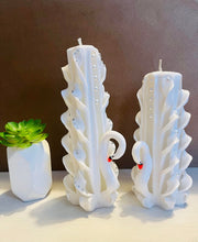 Handmade unicorn sculptural candle centerpiece design