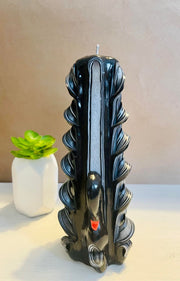 Handmade unicorn sculptural candle centerpiece design