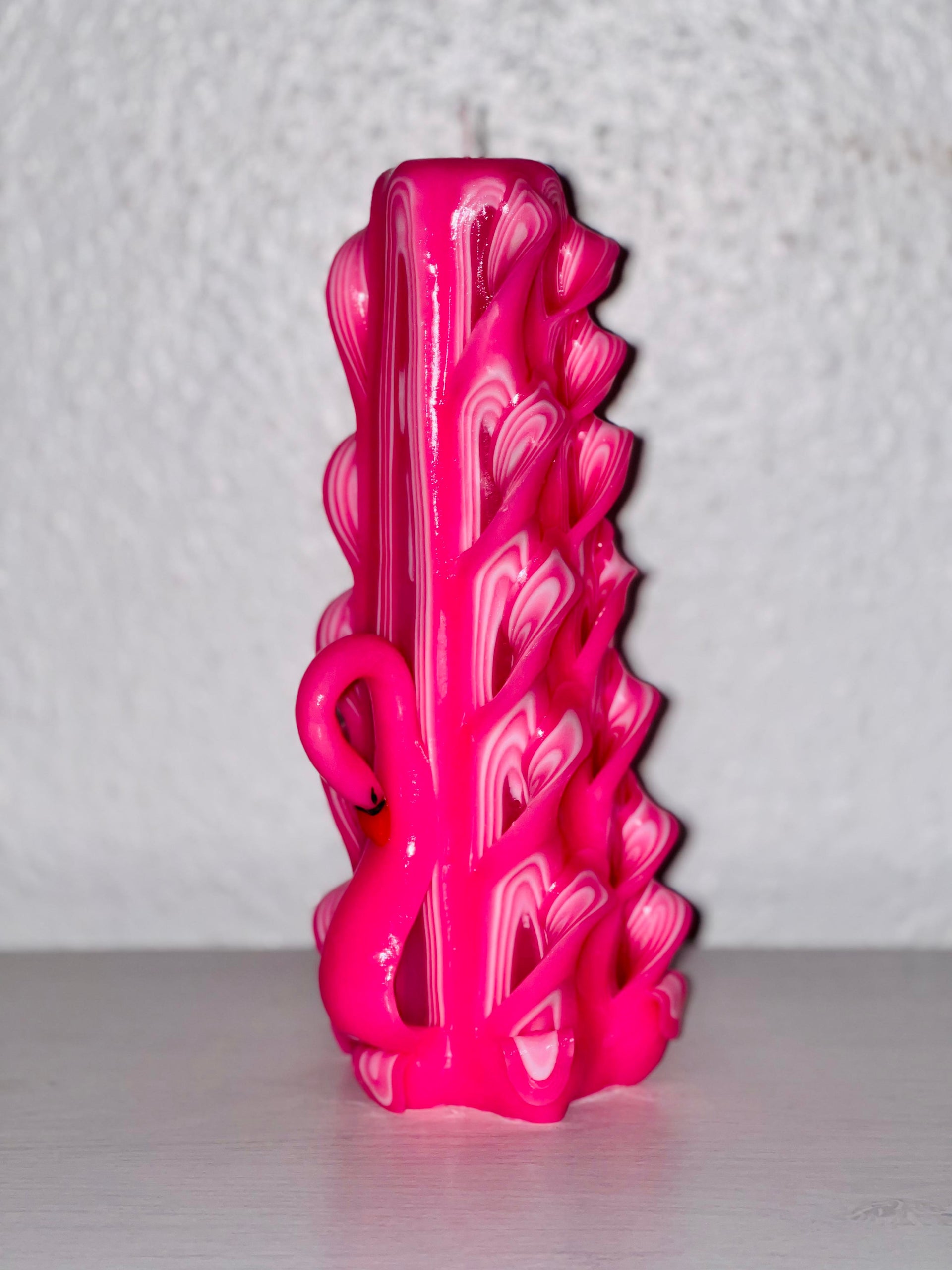 Handmade unicorn sculptural candle centerpiece design