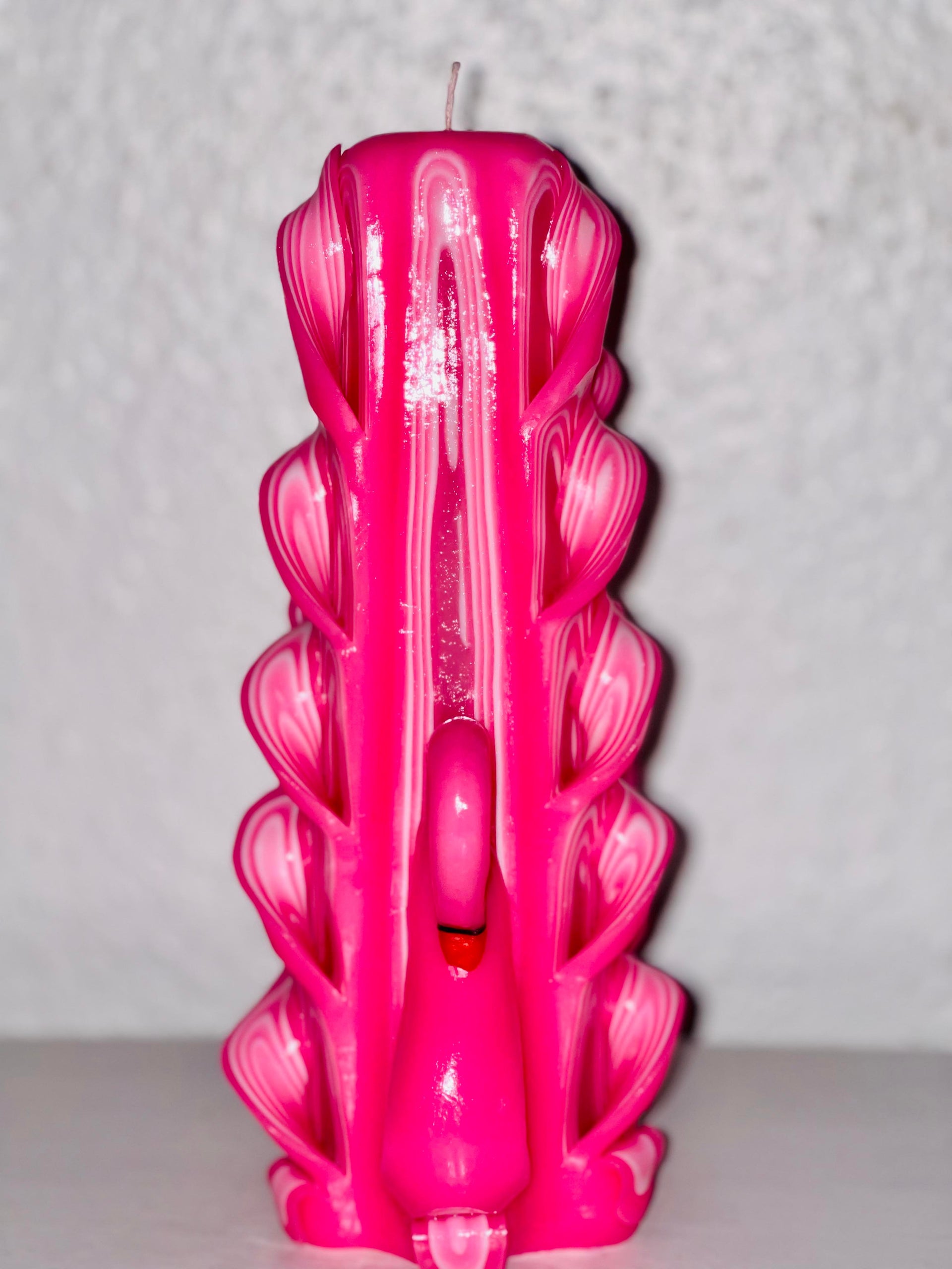 Handmade unicorn sculptural candle centerpiece design